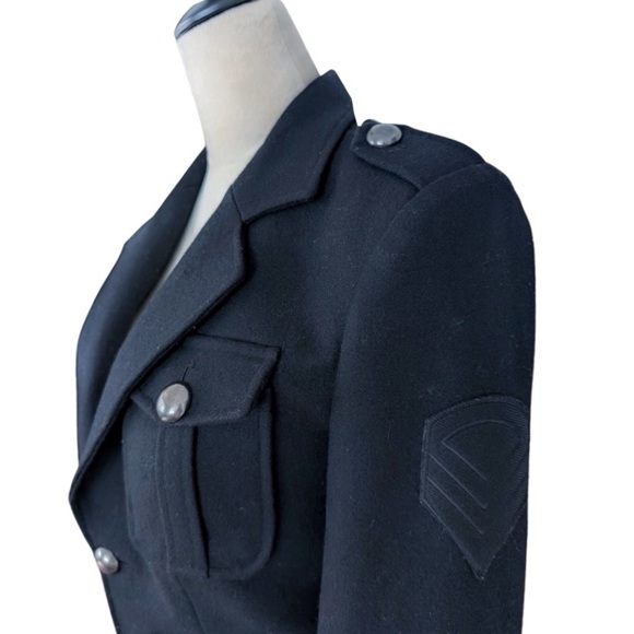 TART COLLECTIONS Vintage Military Style Jacket Coat Size XS Nieman Marcus - Picture 3 of 8